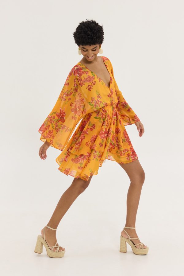 Celine Dress (Orange) - Image 1