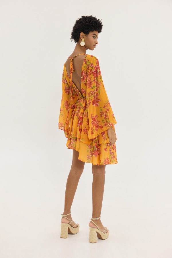 Celine Dress (Orange) - Image 3