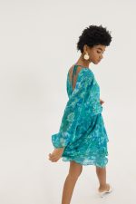 Celine Dress (petrol)