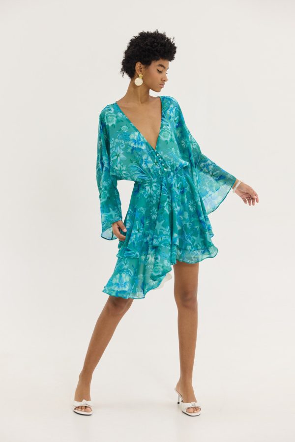 Celine Dress (petrol) - Image 2