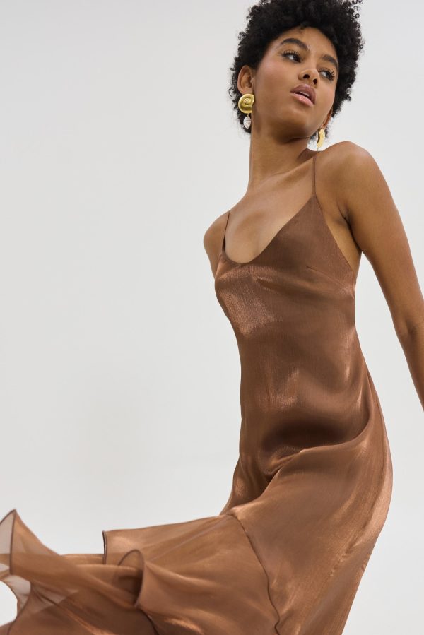 Olsi Dress (brown ) - Image 2