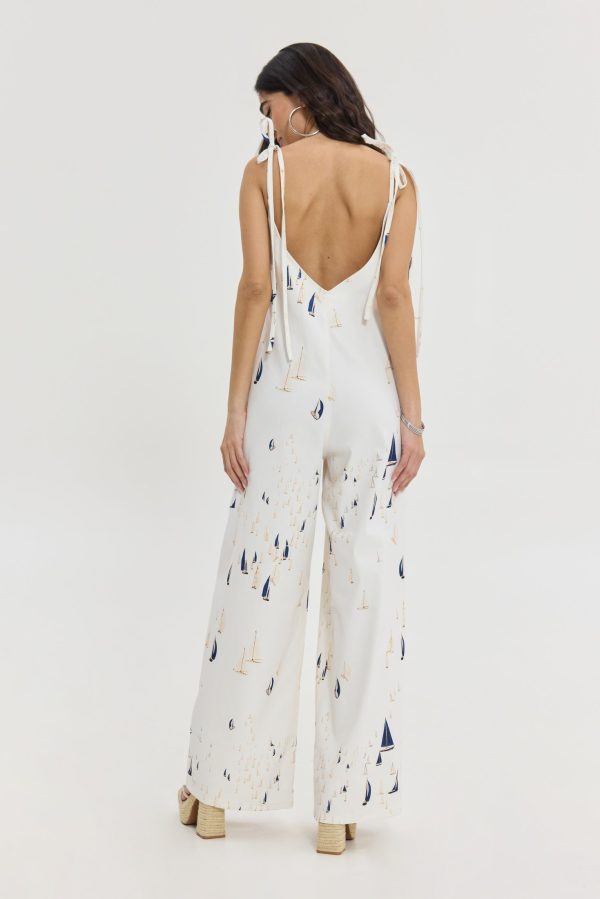 Micaela Jumpsuit (White) - Image 3