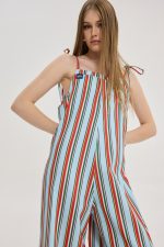 Micaela Jumpsuit (blue stripes )