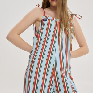 Micaela Jumpsuit (blue stripes )