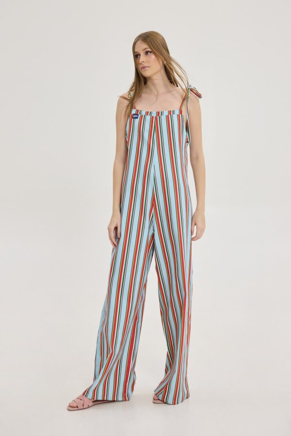 Micaela Jumpsuit (blue stripes ) - Image 3