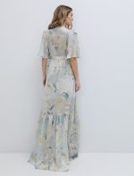 Maxi κρουαζέ φόρεμα φλοράλ - Image 3