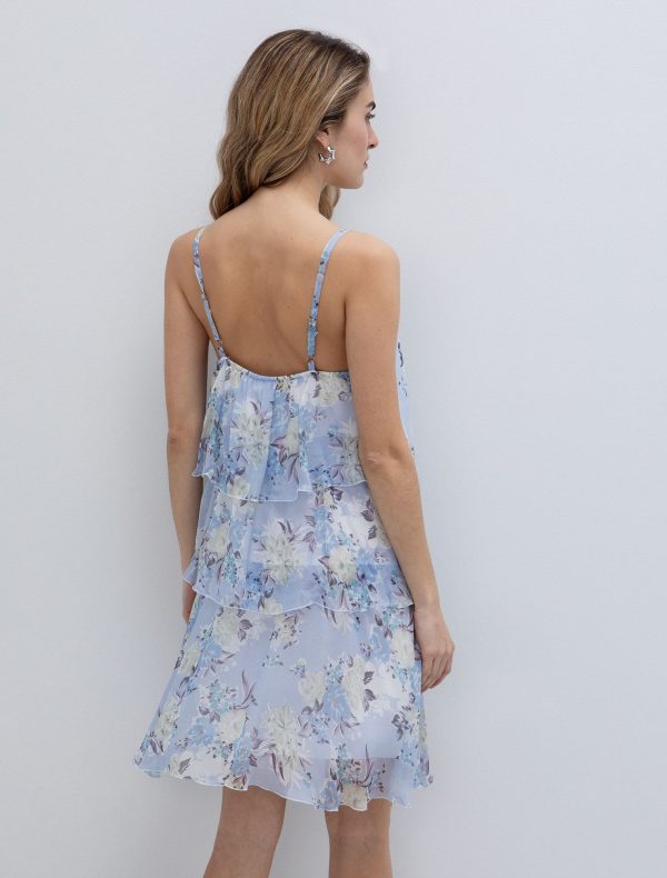 Floral φόρεμα με layers - Image 2