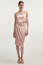 NAIA MIDI SKIRT PINK - Image 2