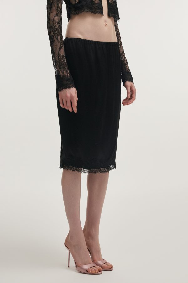 NAIA MIDI SKIRT black - Image 1