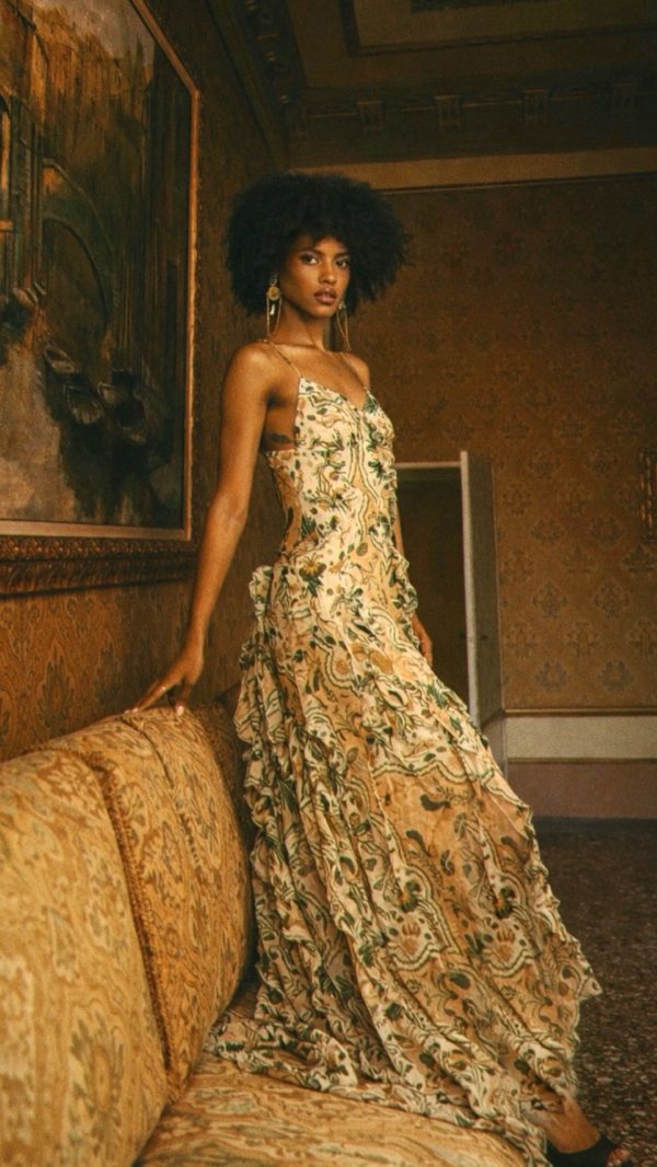 SHELLS LONG DRESS - Image 1