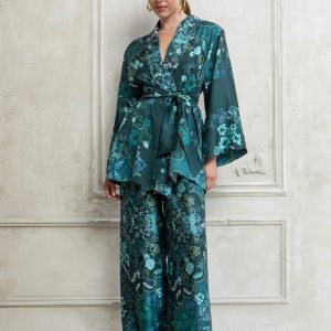 RICH TEAL PYJAMA SET