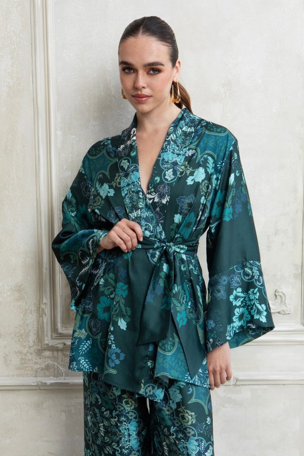 RICH TEAL PYJAMA SET - Image 2