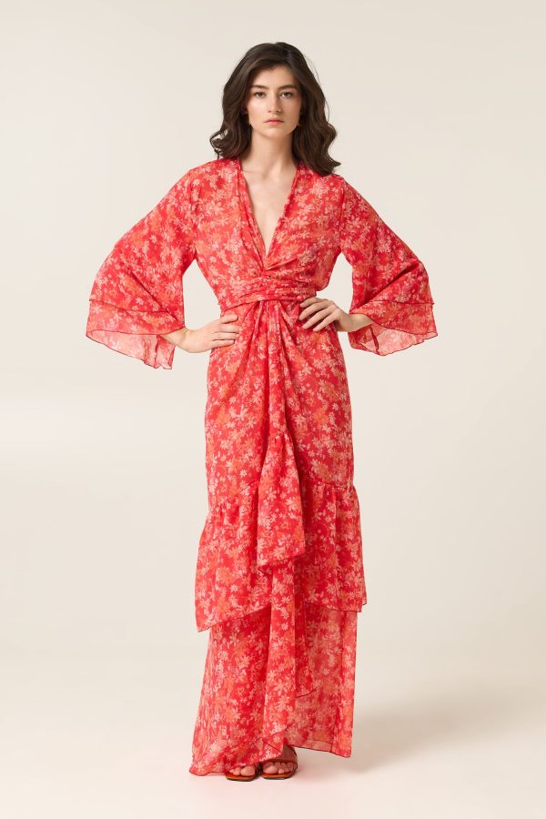 CORALIA POLYMORPHIC KIMONO DRESS - Image 1