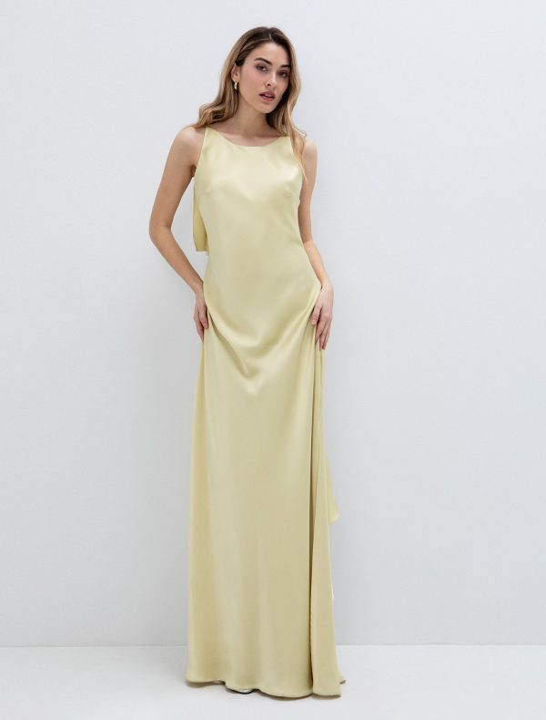 Maxi φόρεμα με βολάν - Image 2