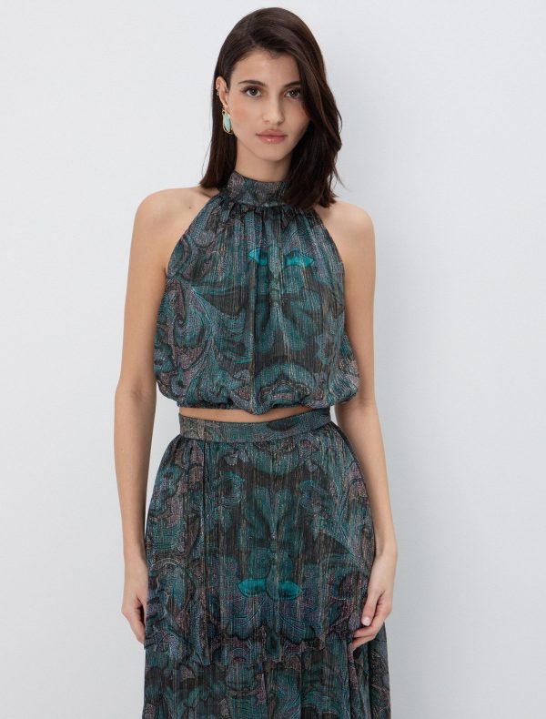 Φλοράλ τοπ λούρεξ - Image 1