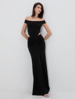 Jersey μάξι φούστα με σούρα