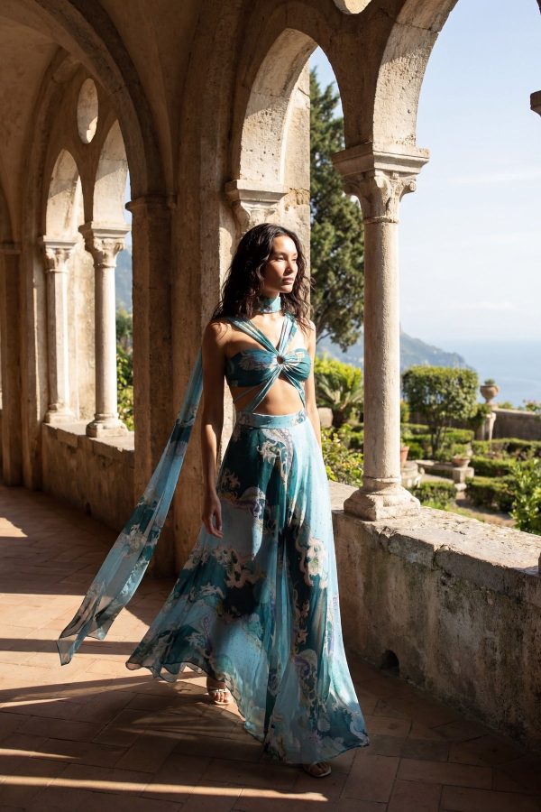 NAIA DRESS TIE W/SCARF - Image 1