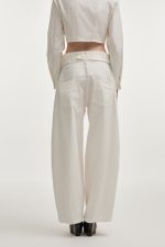 PURE BARREL TROUSERS BUTTER WHITE - Image 2