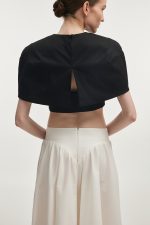 LETICIA CAPE TOP BLACK - Image 4