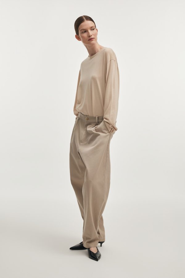 MUSE TROUSERS GREIGE - Image 1