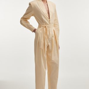 PURE JUMPSUIT BUTTER YELLOW