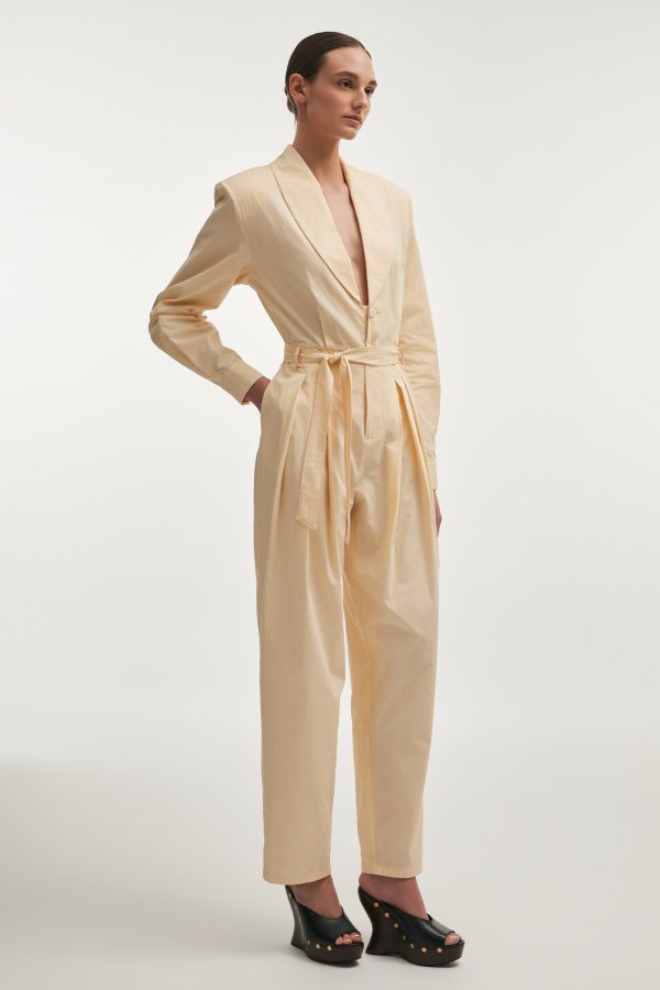 PURE JUMPSUIT BUTTER YELLOW - Image 1