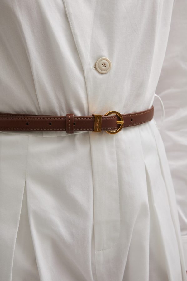 ROCKY LEATHER BELT TERRACOTTA BROWN - Image 2
