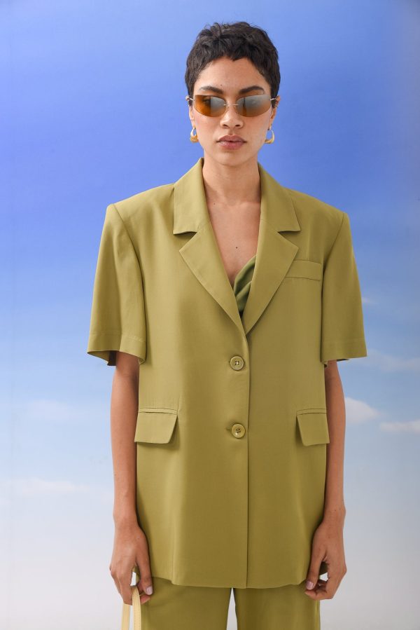 MELTEMI BLAZER OLIVE - Image 2