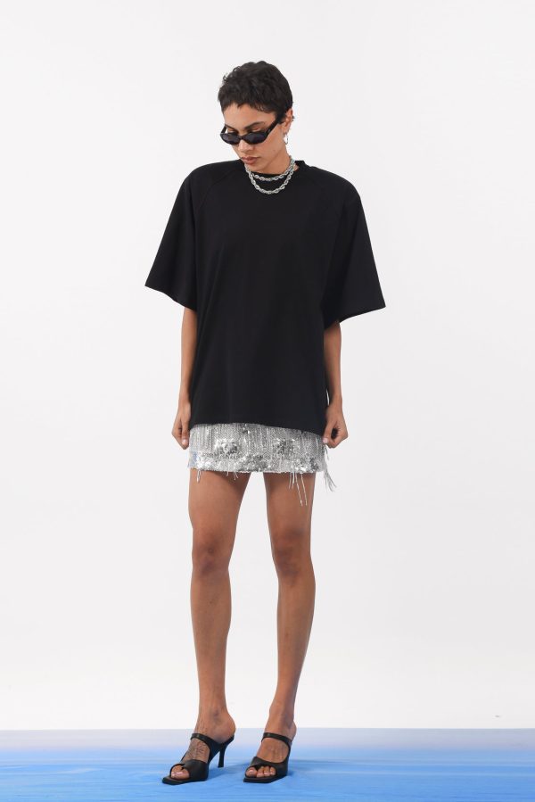 CHECK IN T-SHIRT BLACK - Image 1