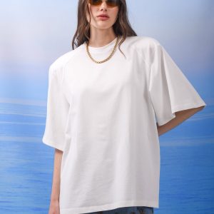 CHECK IN T-SHIRT white