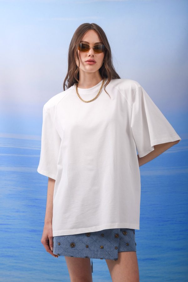 CHECK IN T-SHIRT white - Image 1