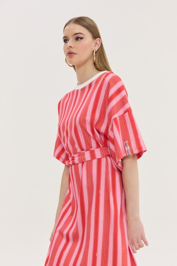 Bronx Dress (Pink Stripes) - Image 2