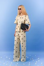 DAISY GABARDINE BLOUSE BLACK - Image 3