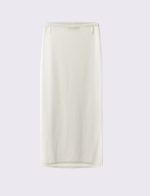 CREAM KNIT MIDI SKIRT - Image 2