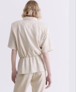 BEIGE SHORT-SLEEVE BLAZER - Image 2