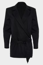 LETICIA BLAZER DRESS BLACK - Image 3