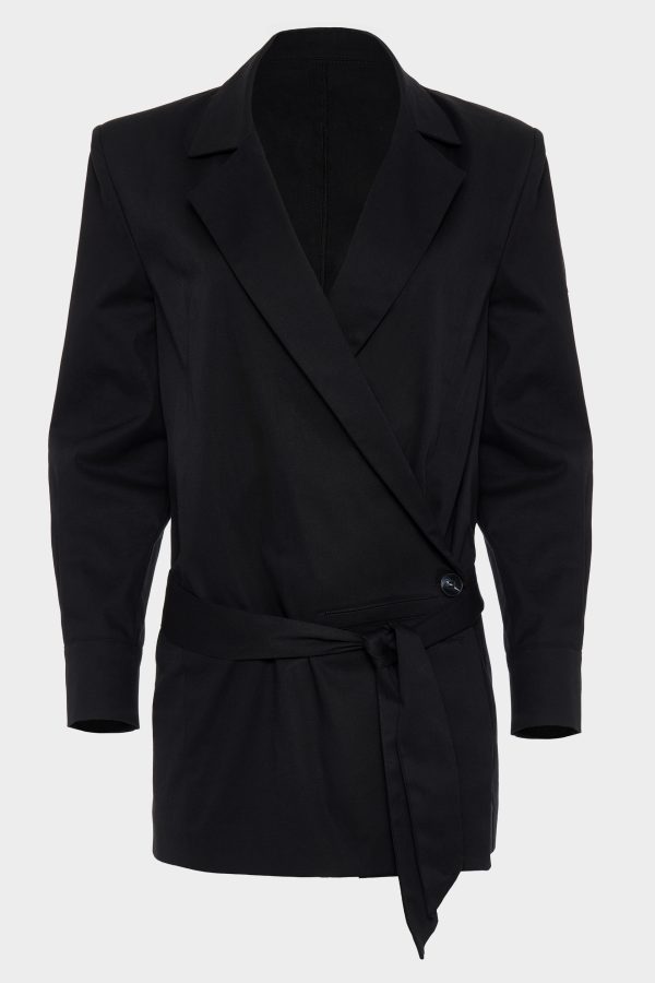 LETICIA BLAZER DRESS BLACK - Image 3