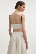 HIBISCUS TOP WHITE/BLACK - Image 2