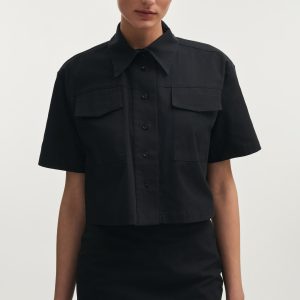STILL LIFE SHIRT black