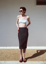 BLACK PEARL SKIRT BLACK - Image 3
