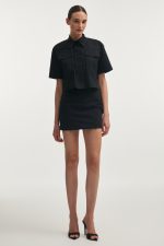 STILL LIFE MINI SKIRT BLACK