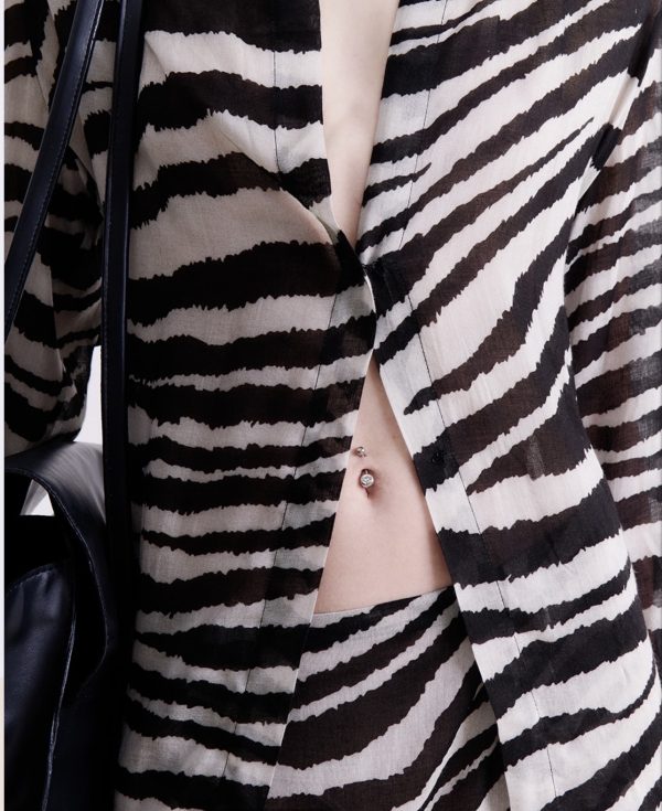 ZEBRA PRINT SLIM-FIT SHIRT - Image 2