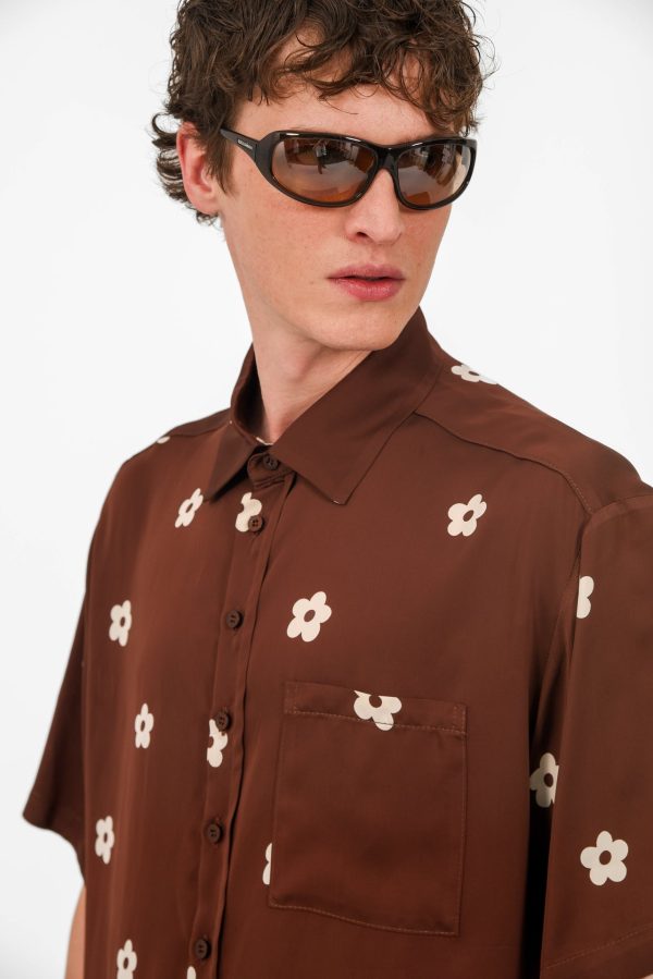 DAISY SHIRT BROWN - Image 2