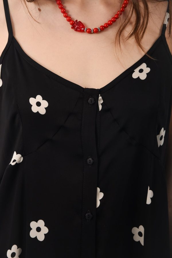 DAISY DRESS BLACK - Image 3
