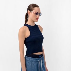 STARFRUIT TOP dark blue