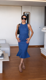 SALTWATER DENIM DRESS BLUE