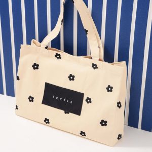 DAISY TOTE BAG BLACK