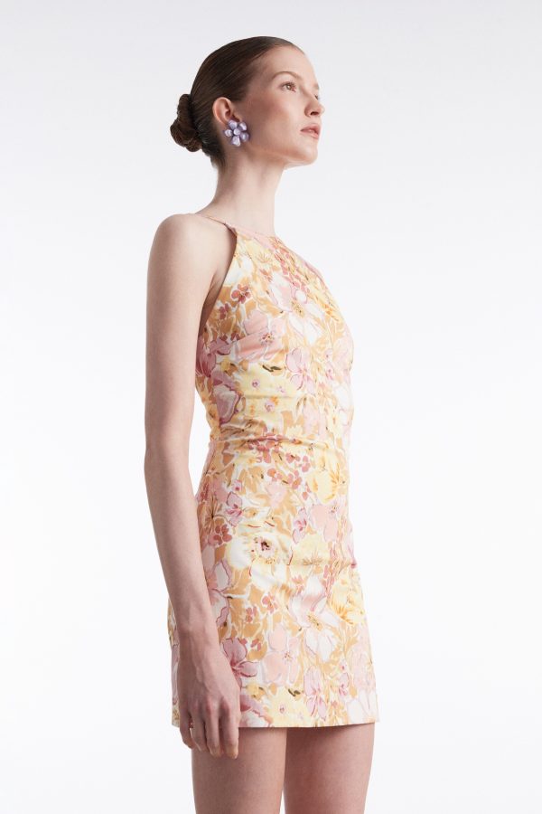 ALICE MINI DRESS FLORAL PINK - Image 5