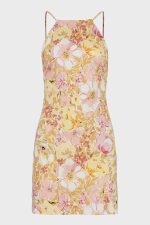 ALICE MINI DRESS FLORAL PINK - Image 4