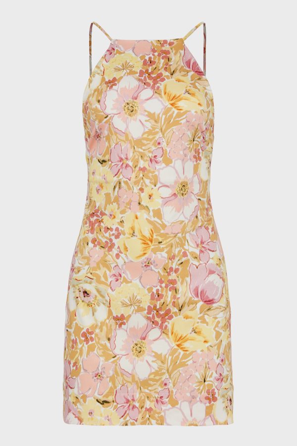 ALICE MINI DRESS FLORAL PINK - Image 4